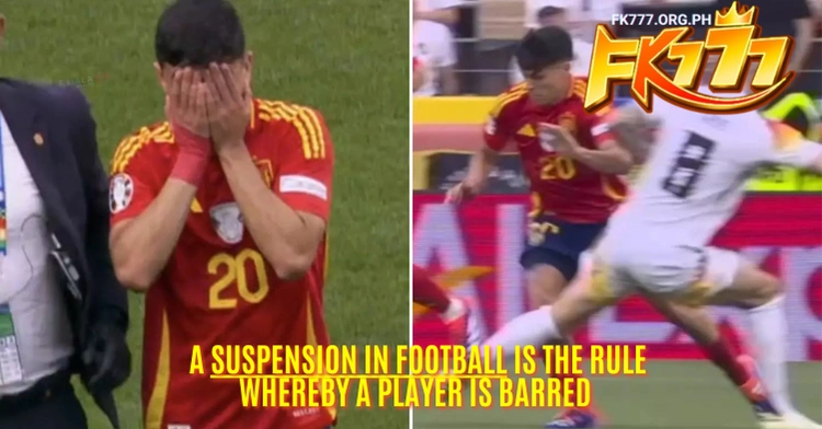 A suspension in football is the rule whereby a player is barred