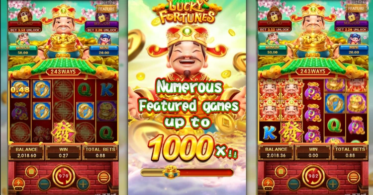 Special Features of Lucky Fortunes FC Slot Game