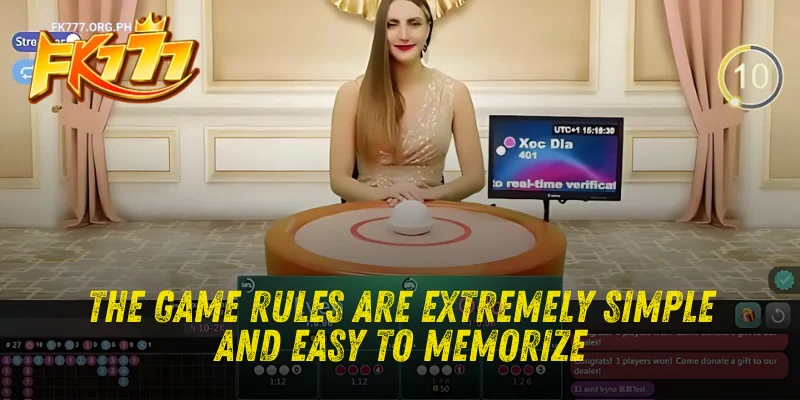 The game rules are extremely simple and easy to memorize